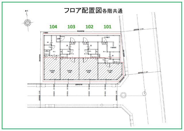 Sol-HiroaYOTSUGIの区画図