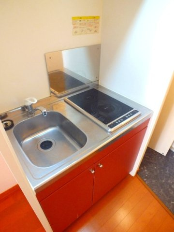 レオパレスコニファーⅡのキッチン|使いやすいキッチンです