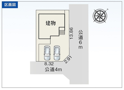 【区画図】 | 藤枝市時ケ谷 新築一戸建て | 区画図です