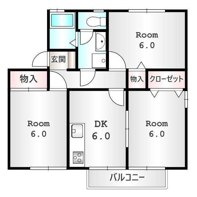 ヴェルフィーユ　Ａの間取り|他社様掲載物件もまとめてご紹介、ご案内可能です(^^)/
