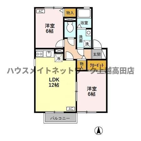 ヴューライラックの間取り|間取図