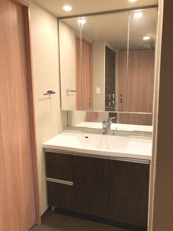 亀戸レジデンスの洗面所