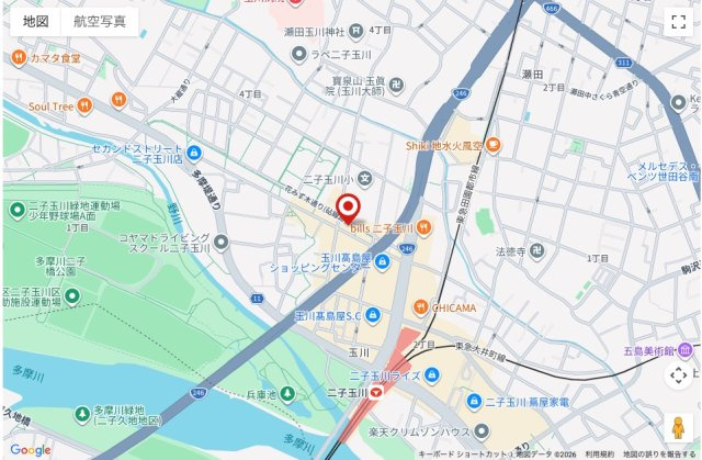 ★仲介手数料無料★マノア玉川第一（新規リノベーション工事中）の地図