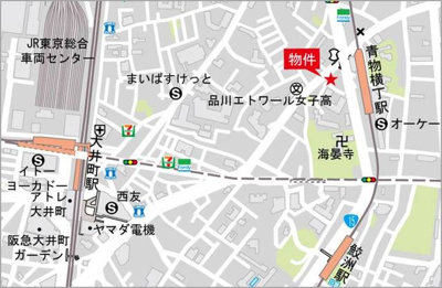 【地図】 | アーバネックス大井仙台坂