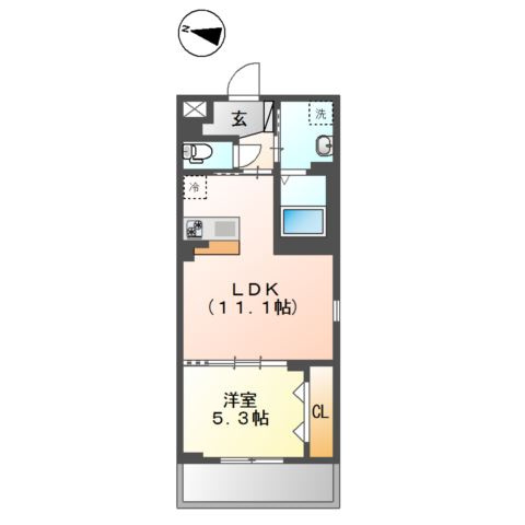 仮）梅田３丁目マンション新築工事の間取り