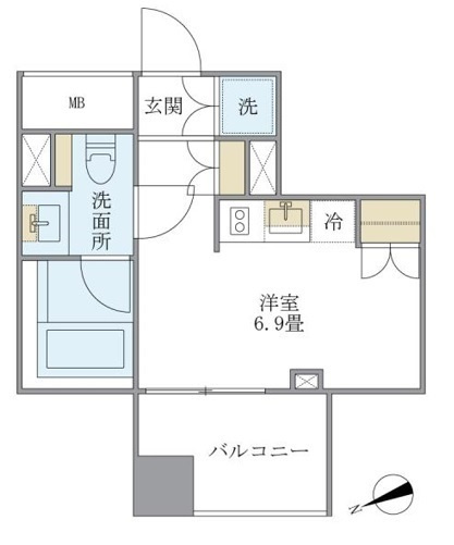 Ｂｒｉｌｌｉａ　ｉｓｔ　銀座東の間取り