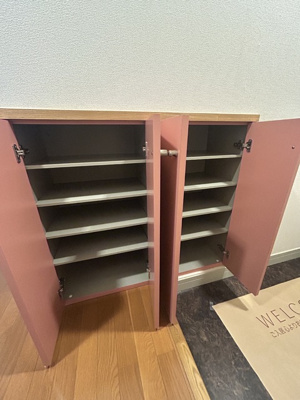 玄関の下駄箱収納