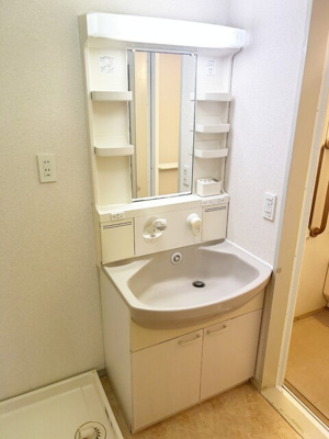 朝の支度も楽々♪シャワー付き洗面台