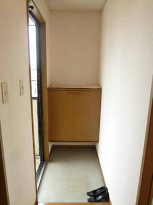下駄箱がある玄関