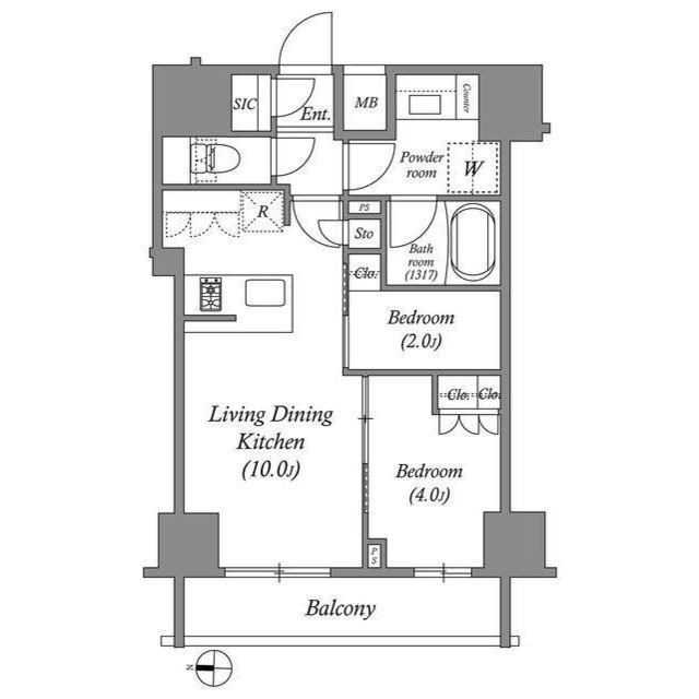 ACP Residence 錦糸町の間取り