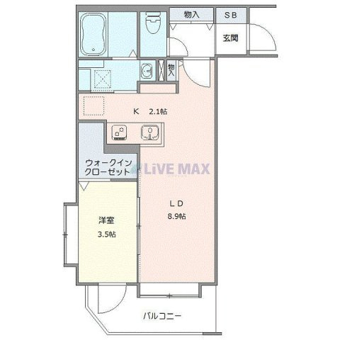 アルファスクエア北11東1の間取り