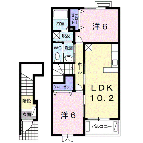 プラシードの間取り