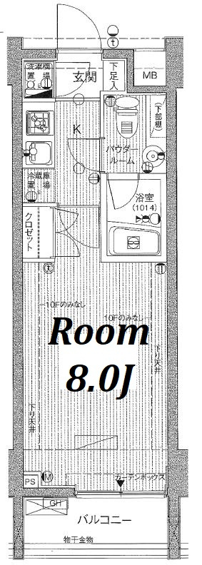 クロスベル森下の間取り