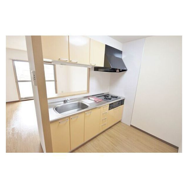各務原市鵜沼川崎町３丁目のアパートのキッチン