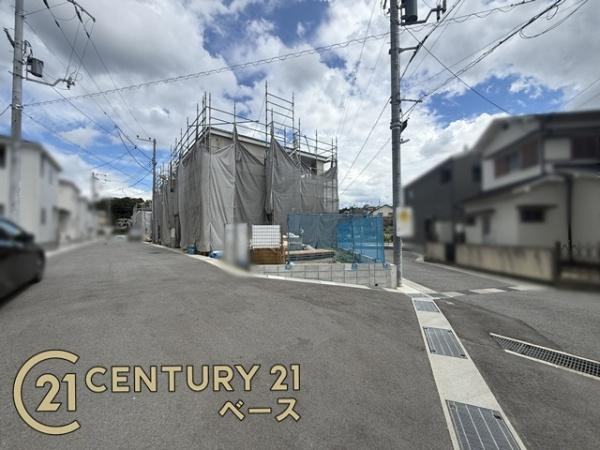 リーブルガーデン中菜畑 ３号棟 ／新築一戸建の前面道路含む現地写真|■現地撮影写真■前面道路は約６ｍと広々開放的・雰囲気の良い閑静な住宅地です！