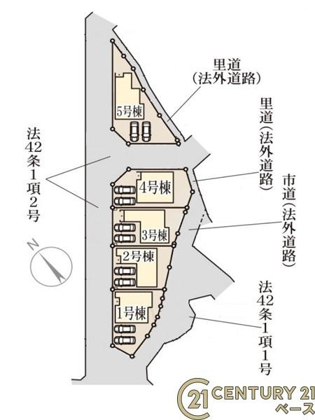 リーブルガーデン中菜畑 ５号棟 ／新築一戸建の区画図|■こちらの物件は５号棟です！■