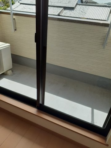 メゾングレイスＡのバルコニー