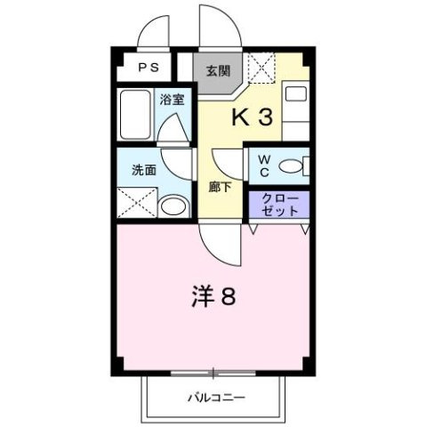 パークハイム大丸Ｆの間取り