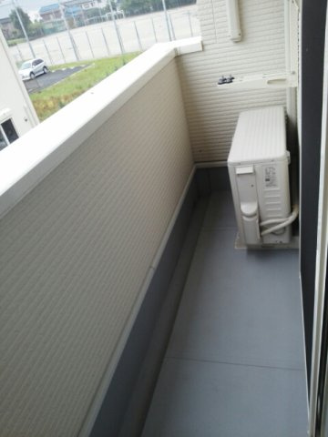 ソーレ２号館のバルコニー