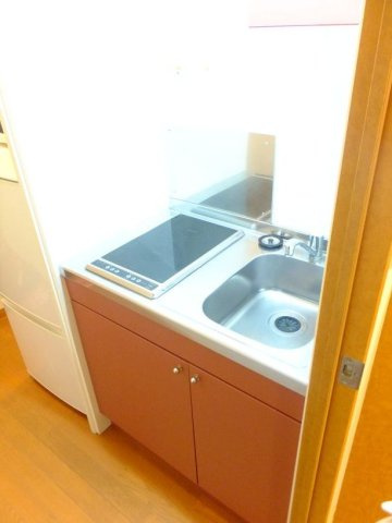 レオパレスユアサのキッチン|2口コンロ