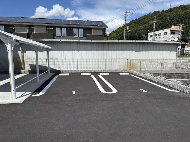 ル・レスト池田の駐車場