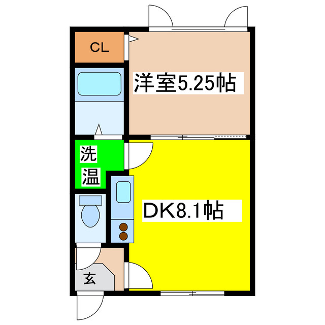 丸松マンションＣの間取り