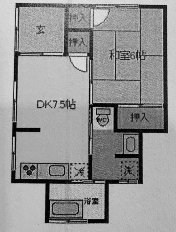 神拝町家の間取り