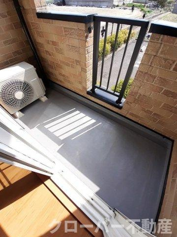 フラット・ハイム　Ｅのバルコニー