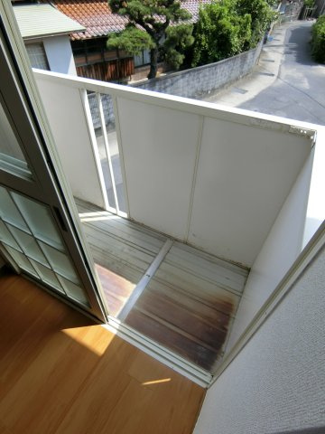 ウェール．アウローラⅡのバルコニー