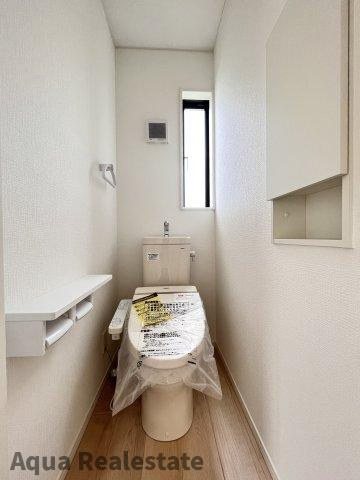 高松市上天神町の新築一戸建のトイレ|トイレもきれいです　※同仕様モデルハウス写真