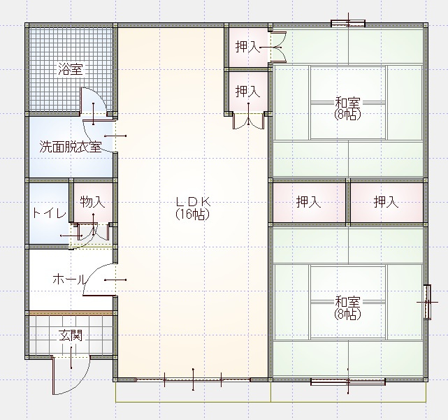 伊勢崎市境三ツ木　戸建ての間取り