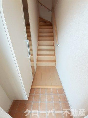 プラージュⅡの玄関