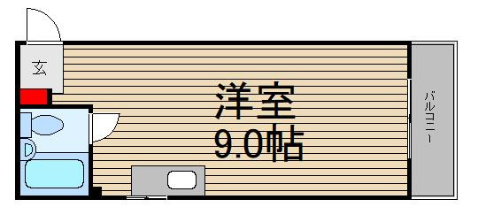 モナムールの間取り
