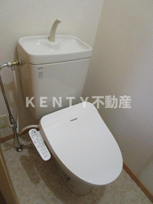 【トイレ】 | メゾン秀花 | 清潔感のあるトイレです