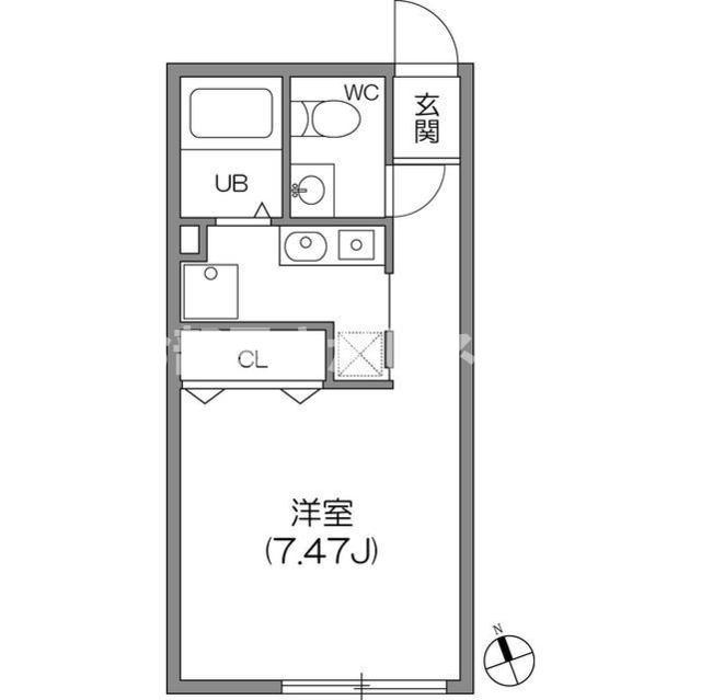 ＺＥＳＴＹ神楽坂Ⅰ【おとり物件なし】#学生・社会人にオススメ！初期費用分割払いOK！の間取り