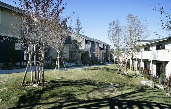 Green Court社が丘Ａの庭