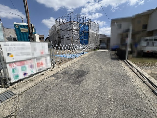 【その他】 | 春日市第3下白水南5丁目　2号地（全2棟）【仲介手数料無料・0円】 | 現地写真。前面道路です。