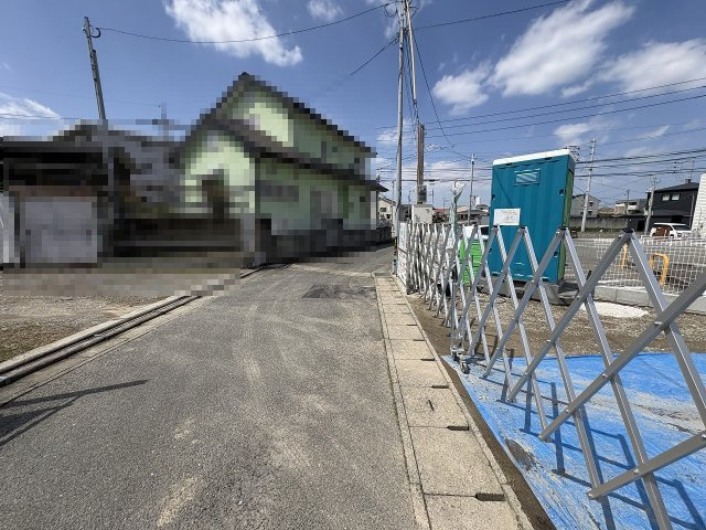 【その他】 | 春日市第3下白水南5丁目　2号地（全2棟）【仲介手数料無料・0円】 | 現地写真。前面道路です。