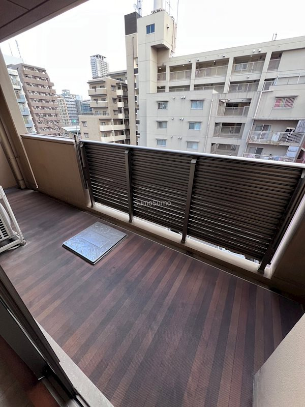 CITY SPIRE桜川Ⅰのバルコニー