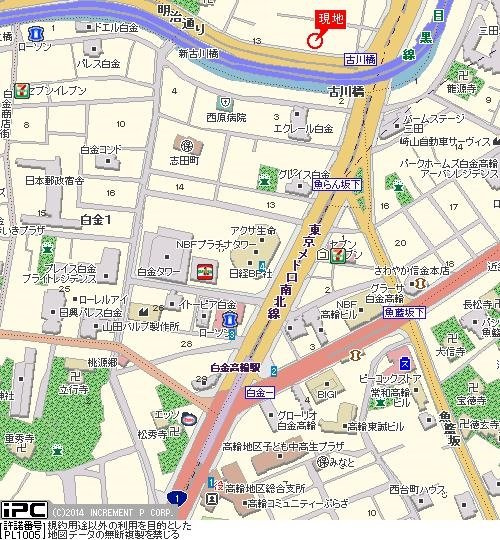 【地図】 | ルーブル南麻布