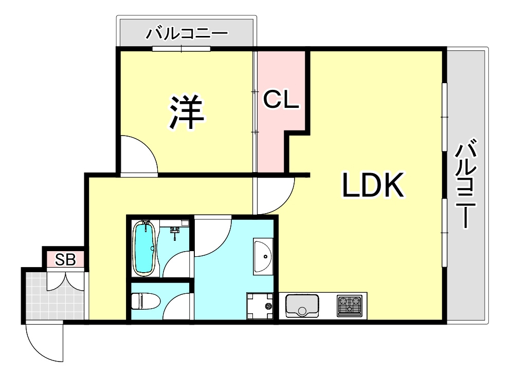 御影城の前パークハイムの間取り