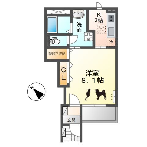 ウエストウイングⅢの間取り