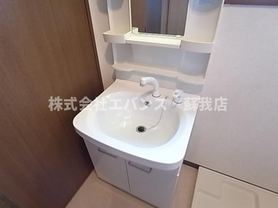 【独立洗面台】 | サングリーン新宿 | 独立洗面化粧台が付いています