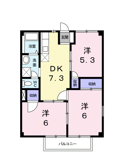 メゾンパーク前田の間取り