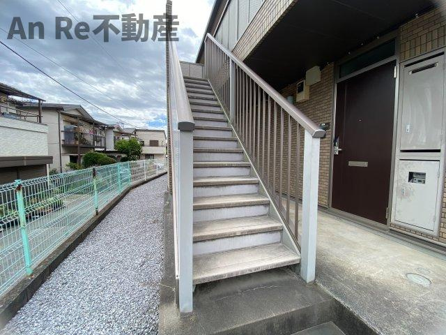 川口市桜町６丁目のアパートの駐車場