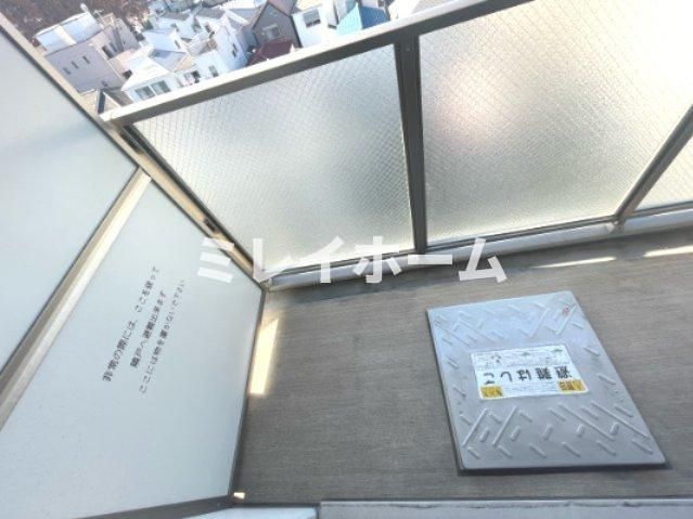 ジェノヴィア蒲田Ⅱスカイガーデンのバルコニー