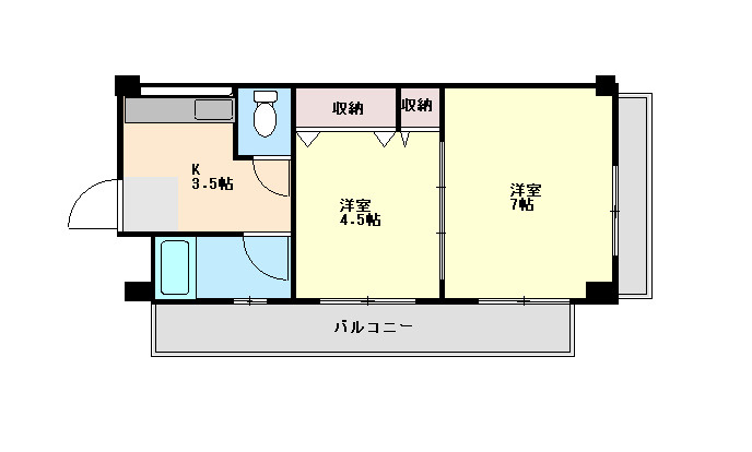 RHYTHM魚崎の間取り