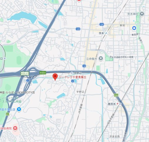 ジークレフ千里青葉丘の地図