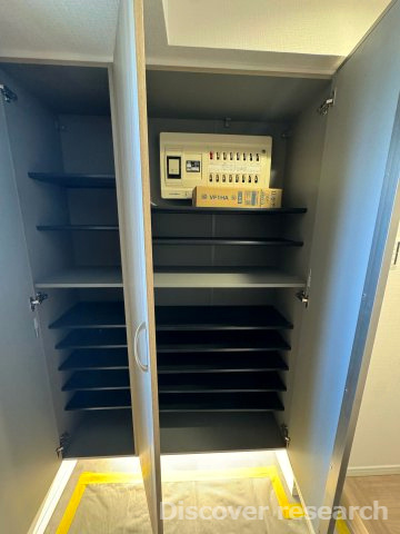 フェアヒルズ南大沢シエルコートの収納|シューズボックス
大容量シューズボックス