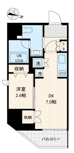 イデアル神楽坂の間取り